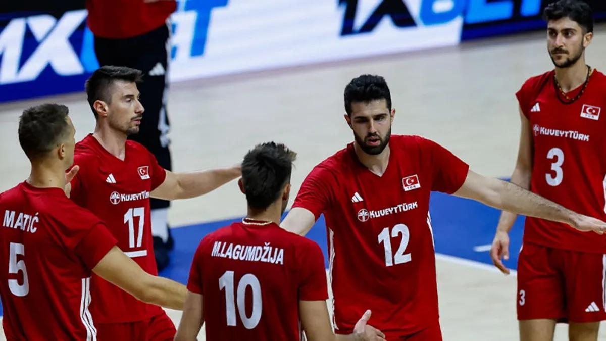 A Milli Erkek Voleybol Takımı, Sırbistan'a set vermedi!