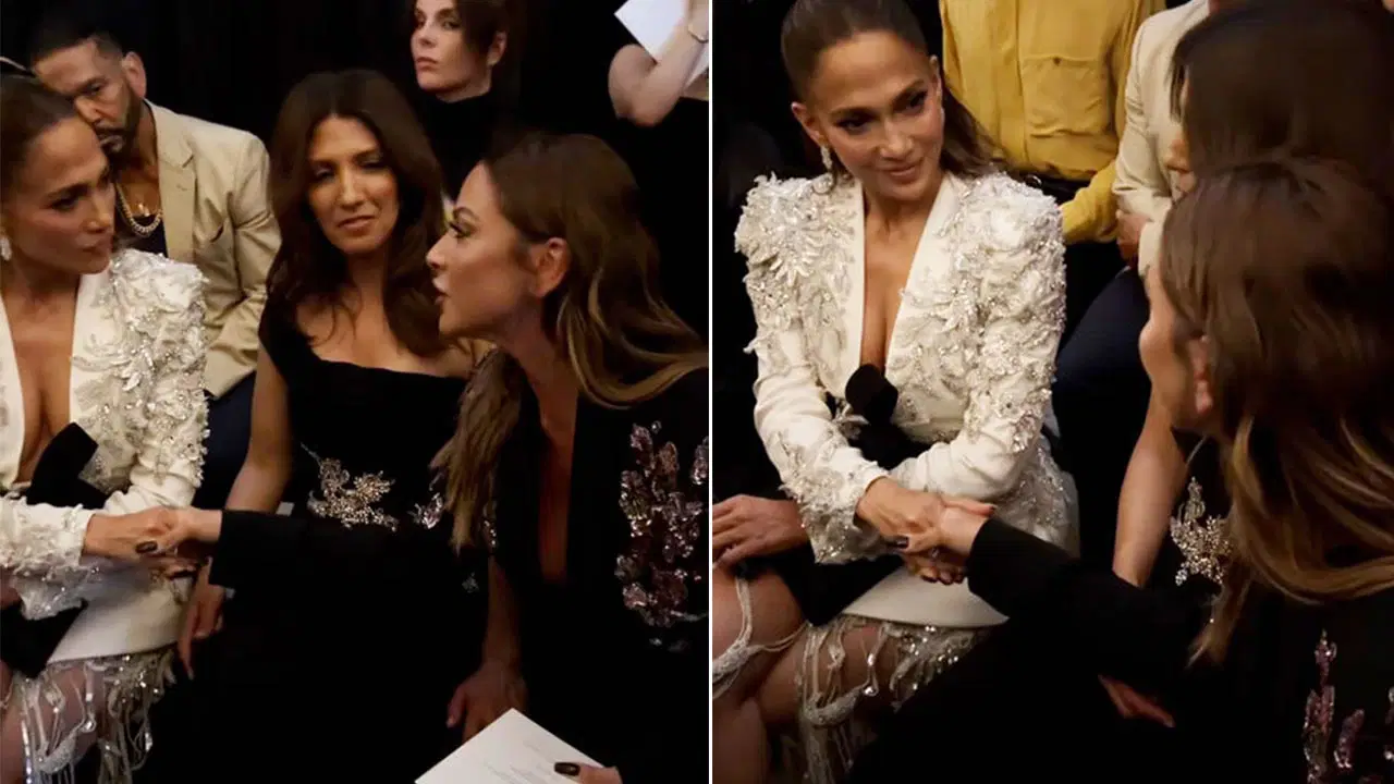 Paris Moda Haftası'nda sürpriz buluşma: Hadise ve Jennifer Lopez yan yana