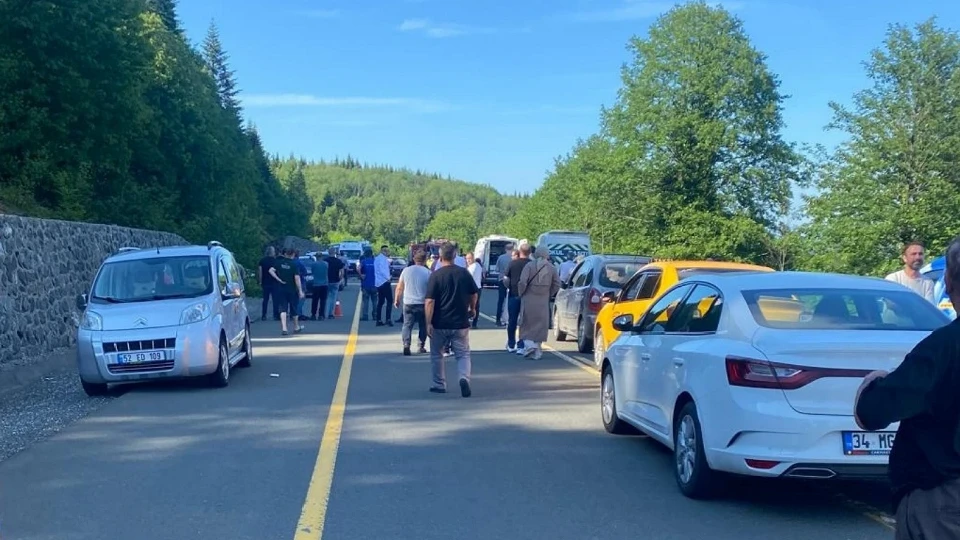 Ordu'da zincirleme kabus, ortalık savaş alanına döndü: Hafif ticari araç park halindeki minibüse çarpıp dehşet saçtı