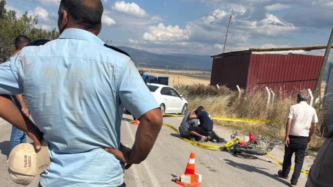 Amasya’da otomobille çarpışan motosikletli yaşamını yitirdi