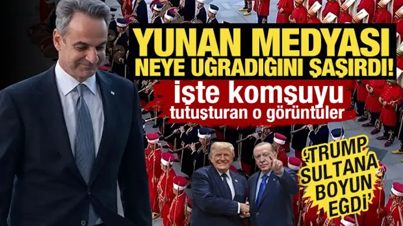 Yunan medyası neye uğradığını şaşırdı! İşte komşuyu tutuşturan o görüntüler