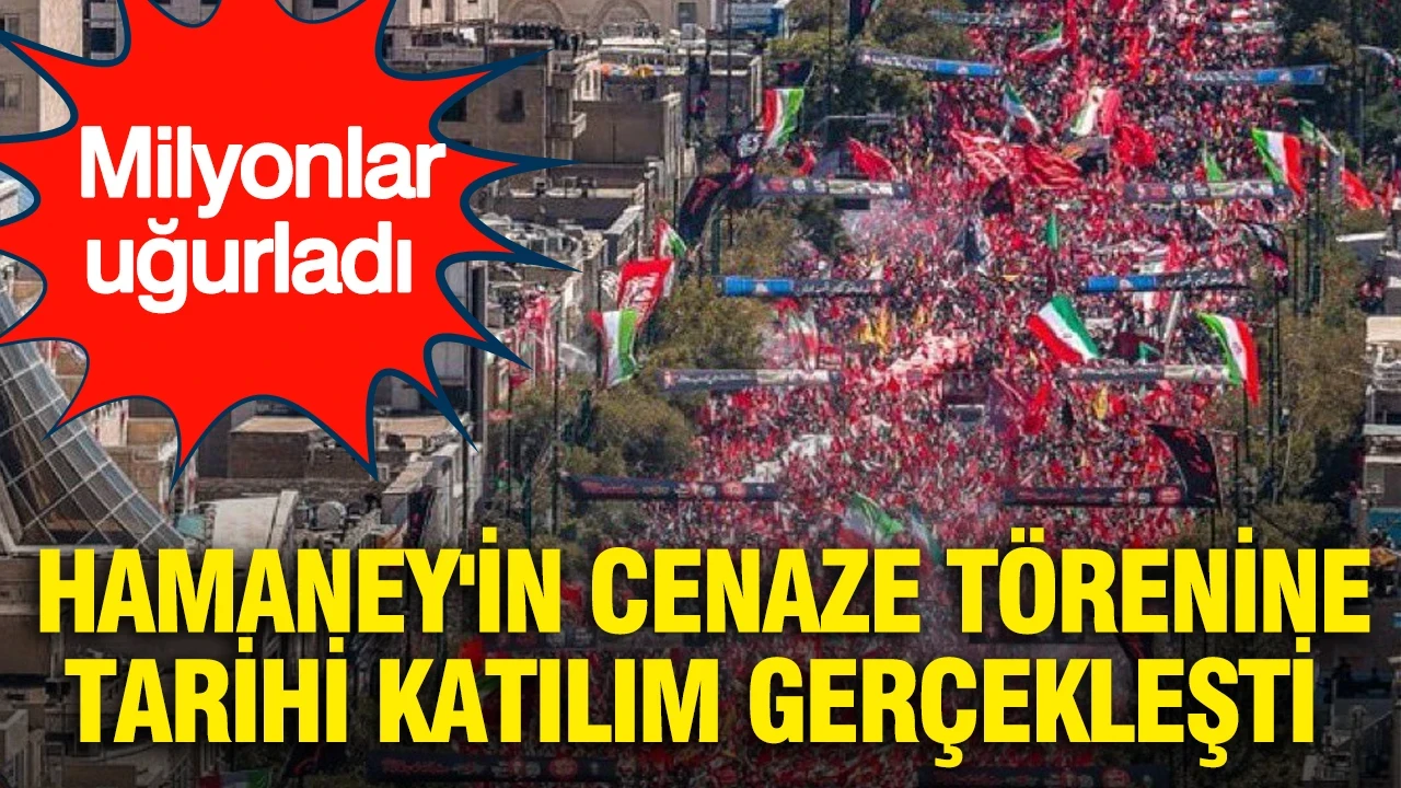 Hamaney'in cenaze törenine tarihi katılım gerçekleşti: Milyonlar uğurladı