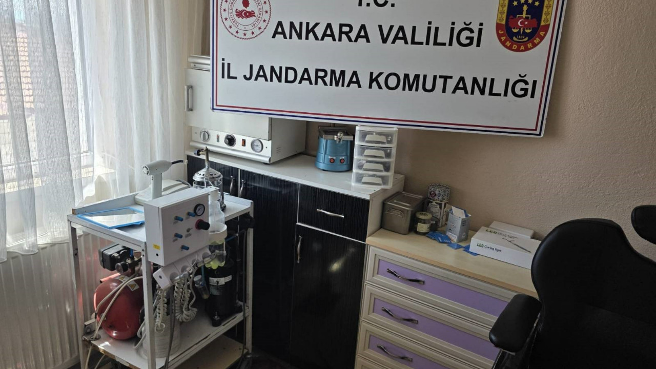 Ankara'da sahte diş hekimine suçüstü
