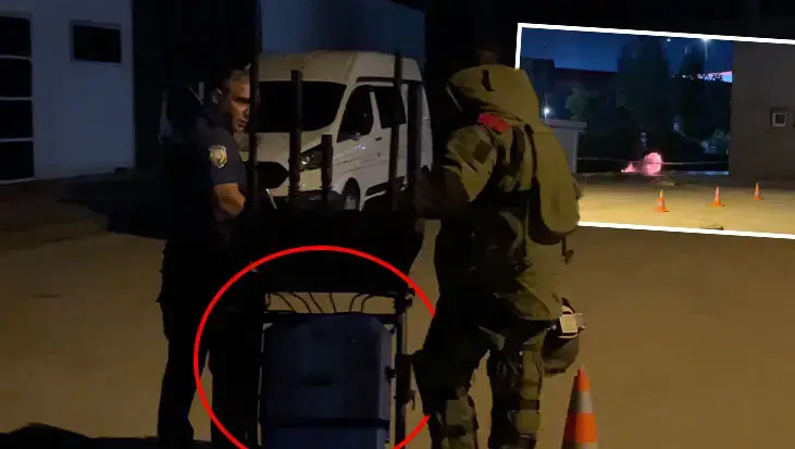 Çorum otogarında bomba paniği! Şüpheli valiz fünyeyle patlatıldı