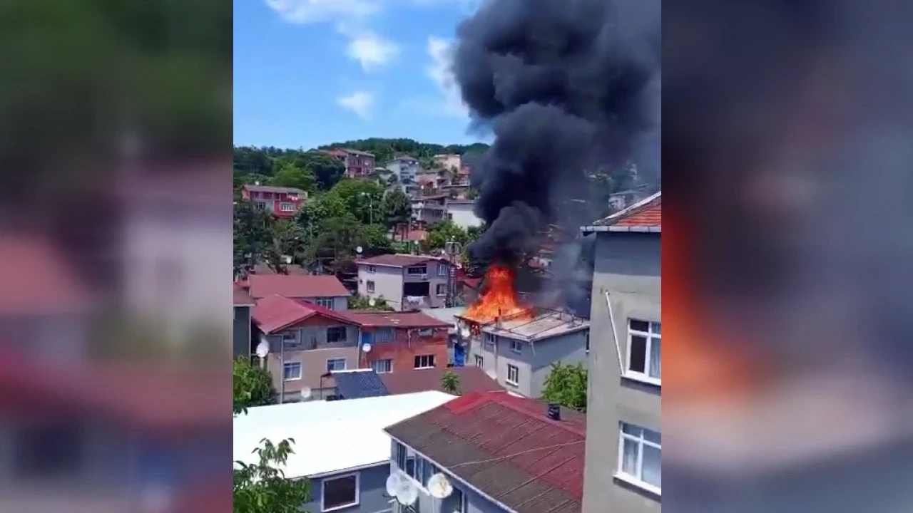 Bir kıvılcım yetti: Sarıyer’de korku dolu anlar