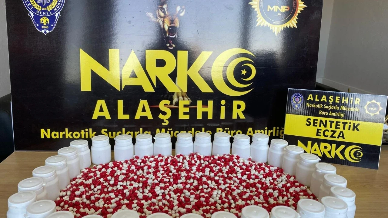 Manisa’da uyuşturucu operasyonu