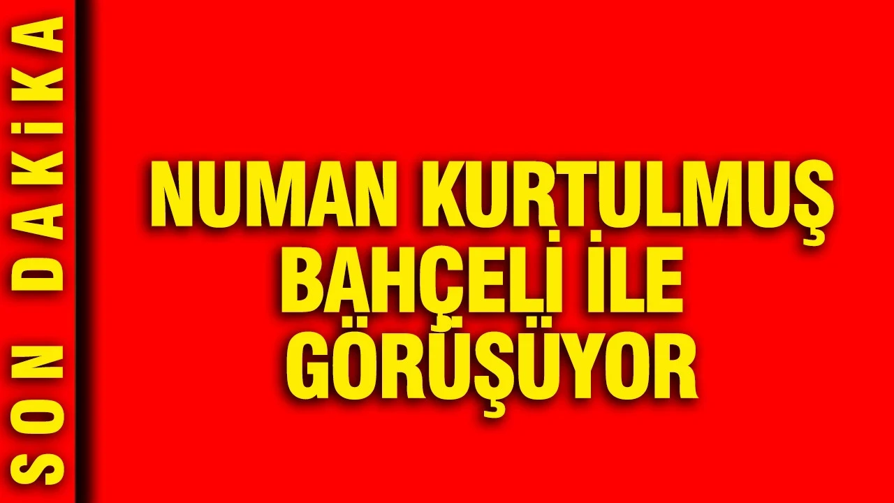 Kurtulmuş'tan Bahçeli'ye 'çerçeve yasa' ziyareti