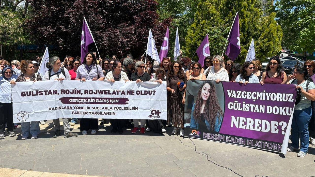 Kadınlar Dersim’den seslendi: "Gülistan, Rojwelat, Rojin için adalet"