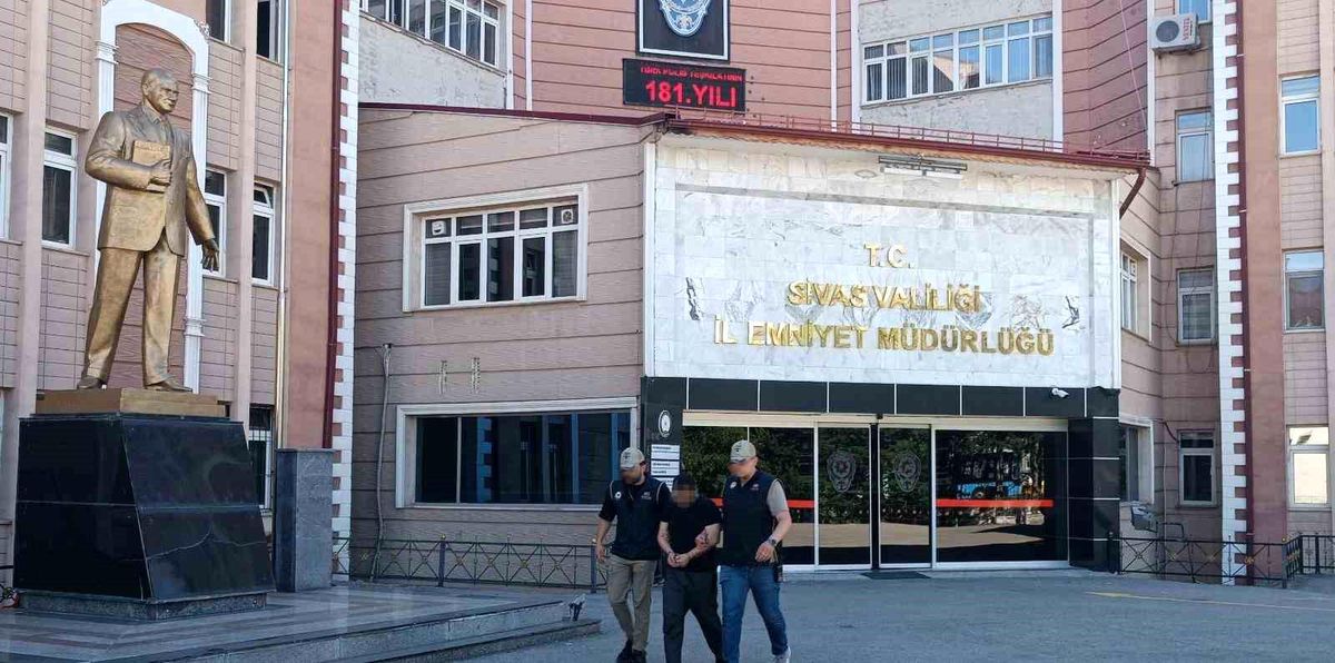 Sivas'ta FETÖ hükümlüsü yakalanarak cezaevine gönderildi