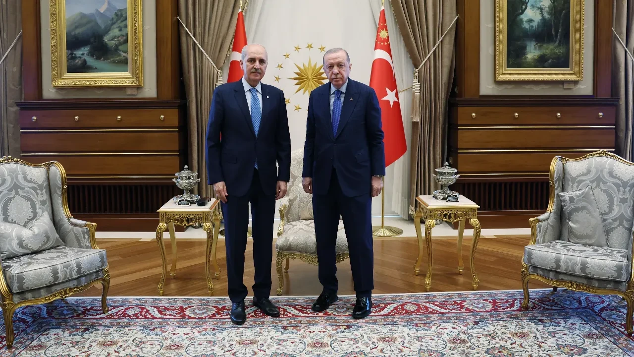 Cumhurbaşkanı Erdoğan Numan Kurtulmuş’u kabul etti