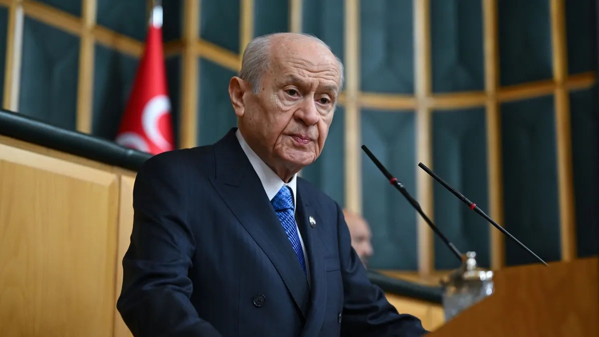 MHP lideri Devlet Bahçeli'den önemli açıklamalar