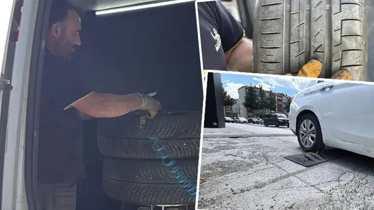 Sürücüler ‘alışkanlık' kurbanı oldu! Onlarca aracın lastiği patladı