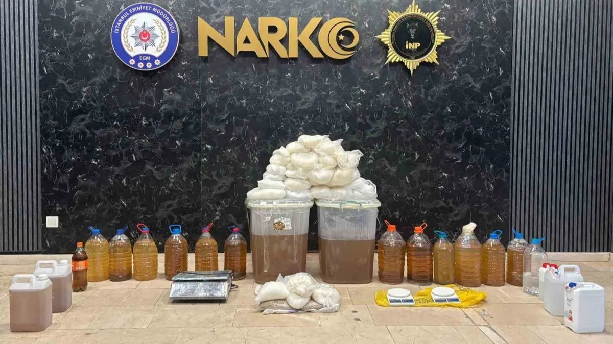 İstanbul'da zehir baskını! 187 kilo uyuşturucu ele geçirildi