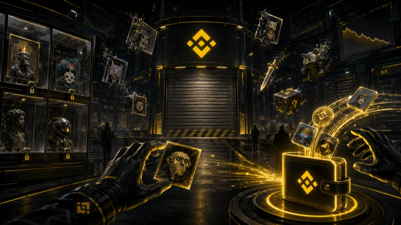 Binance NFT platformu kepenklerini tamamen kapatıyor