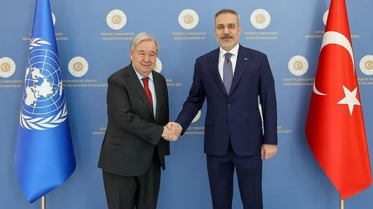 Bakan Fidan ile BM Genel Sekreteri Guterres telefonda görüştü
