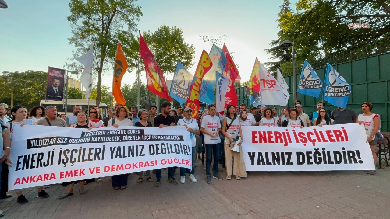 Enerji işçilerinin eyleminde sendikacılara gözaltı: Öğretmenlerden tepki