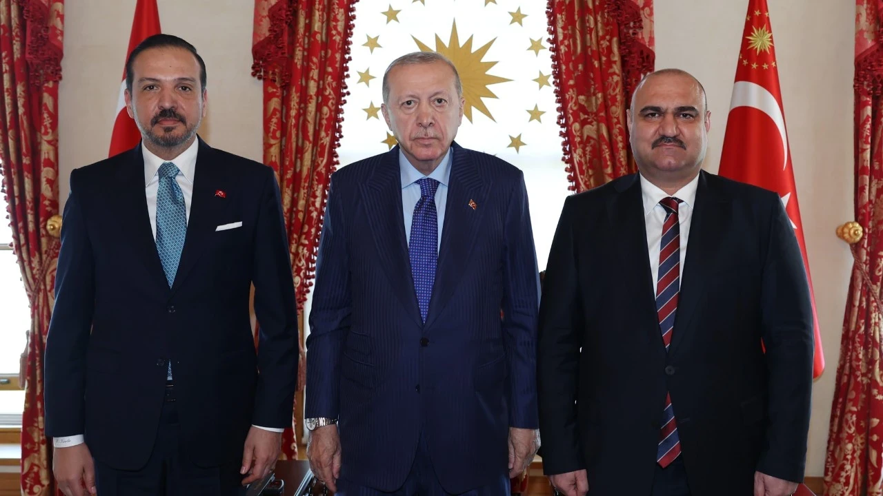 Cumhurbaşkanı Erdoğan, Kerkük Valisi ve Irak Türkmen Cephesi Başkanı Seman'ı kabul etti