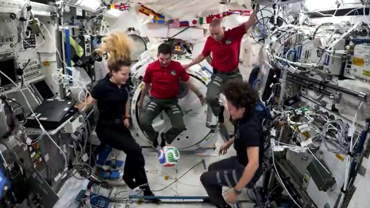 Dünya Kupası coşkusu uzaya sıçradı: O anları NASA paylaştı
