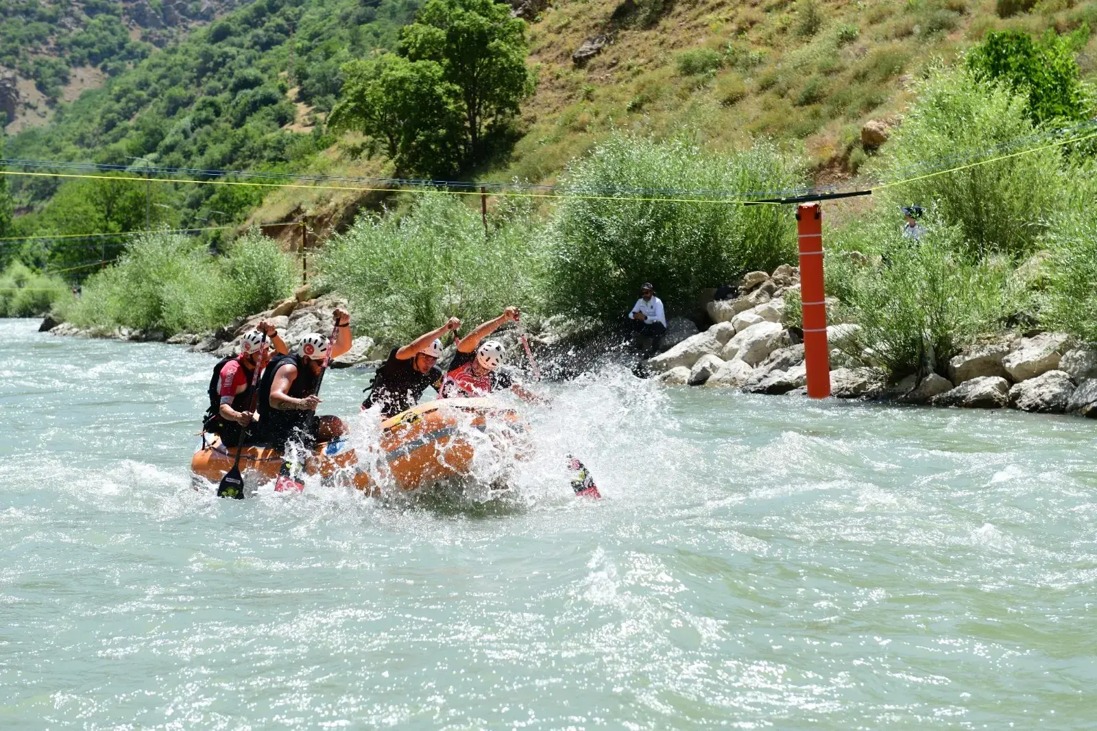 Türkiye Rafting Şampiyonası, Van'da başladı