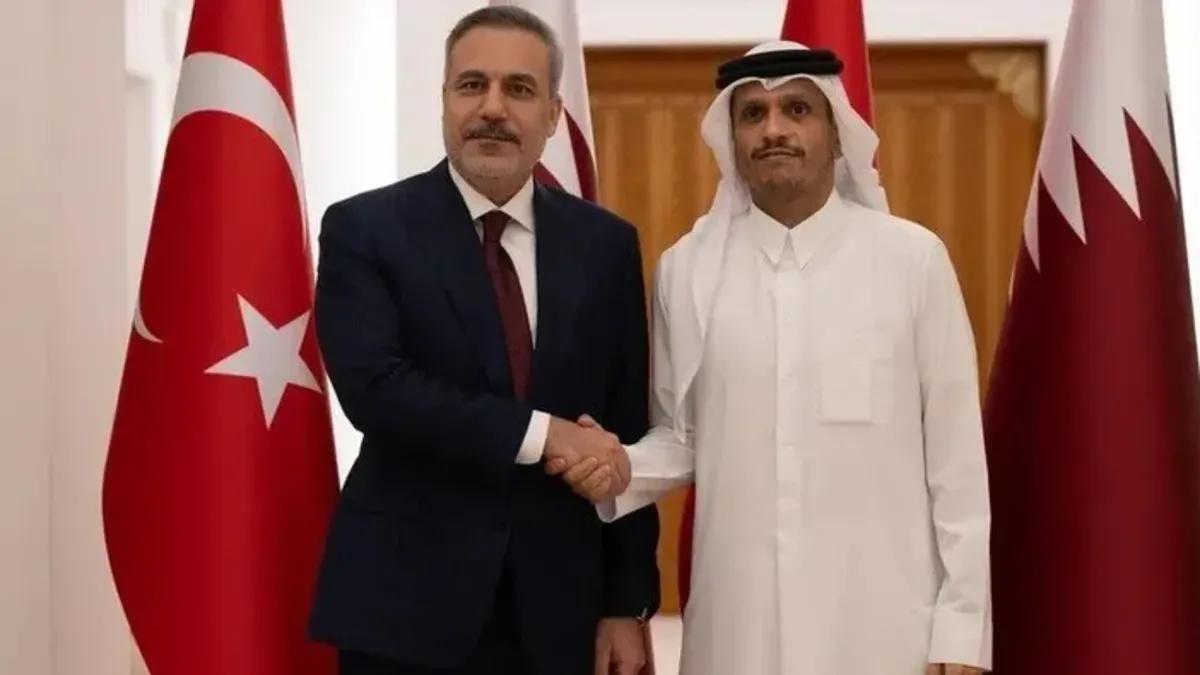 Bakan Fidan, Katar Başbakanı Al Sani ile görüştü