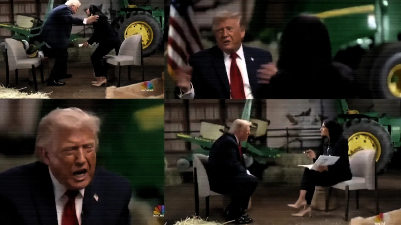 Trump, gazeteciye hakaret edip stüdyoyu terk etti: Ya aptalsın ya ahlaksız...