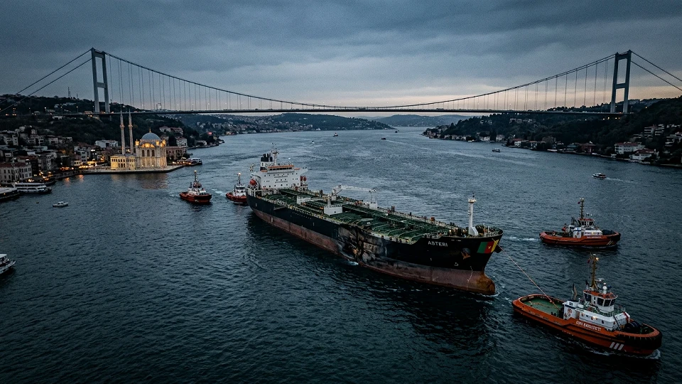 İstanbul Boğazı transit gemi trafiğine kapatıldı: Hasarlı tanker için 2 romörkör devrede | Gündem Haberleri