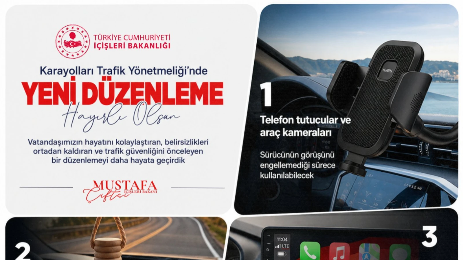 Karayolları Trafik Yönetmeliği’nde yeni düzenleme