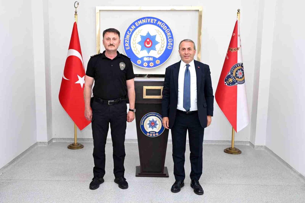 Erzincan eski İl Emniyet Müdürü Kurt'tan Baybaba'ya ziyaret