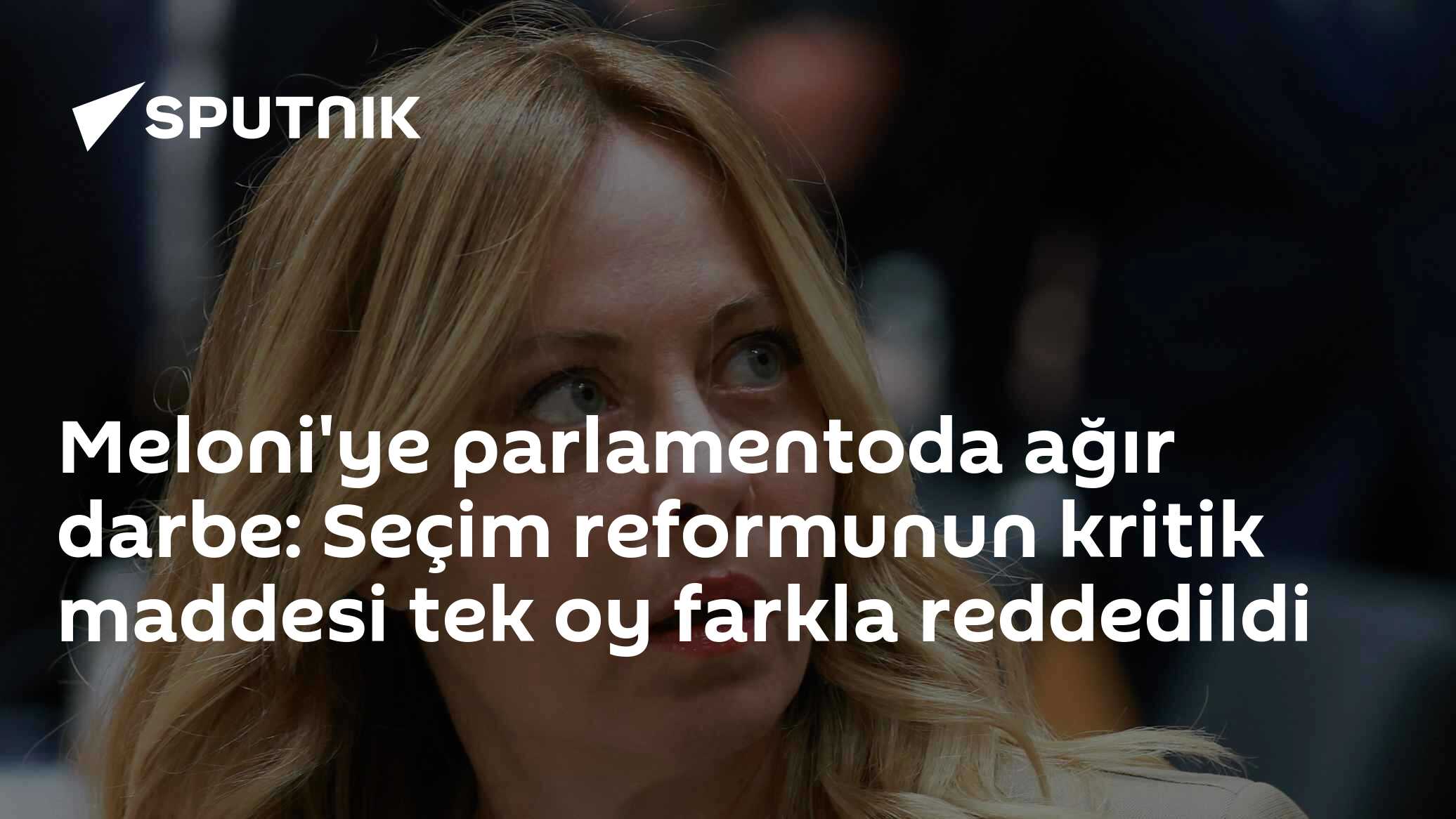 Meloni'ye parlamentoda ağır darbe: Seçim reformunun kritik maddesi tek oy farkla reddedildi