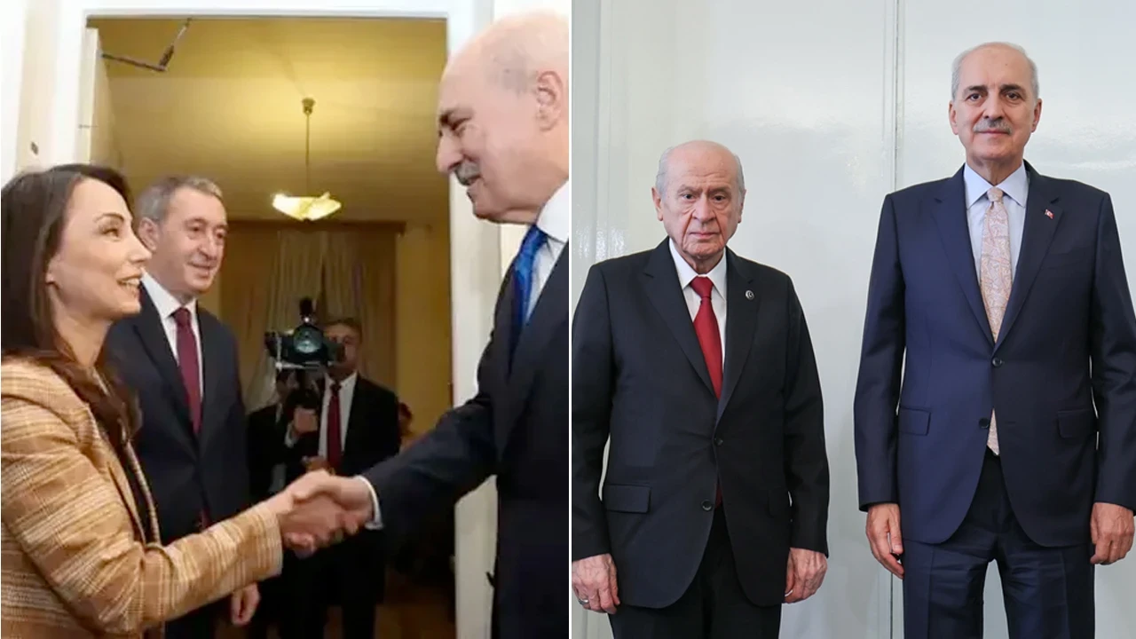 Numan Kurtulmuş'tan MHP ve DEM Parti'ye 'çerçeve yasa' ziyareti