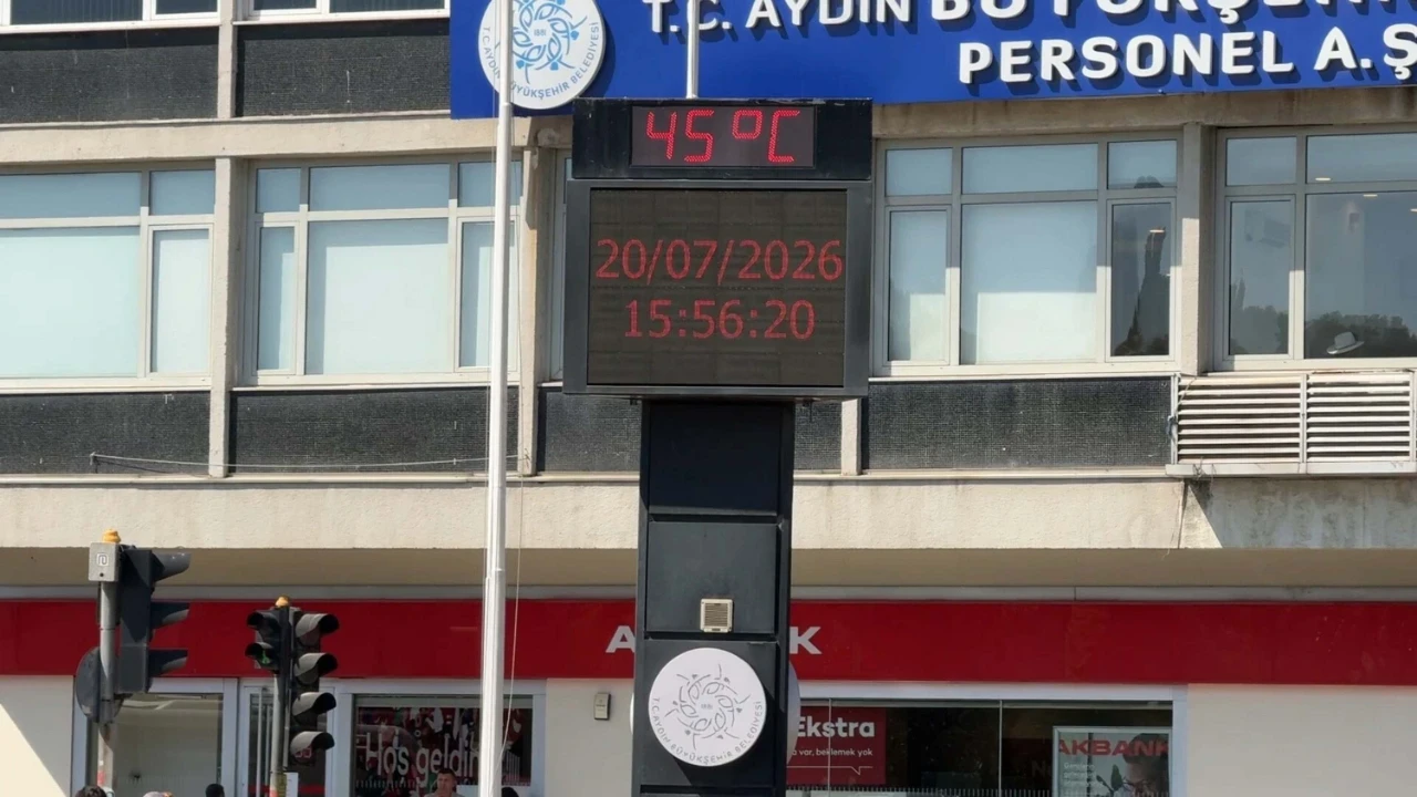 Termometreler 45 dereceyi gösterdi
