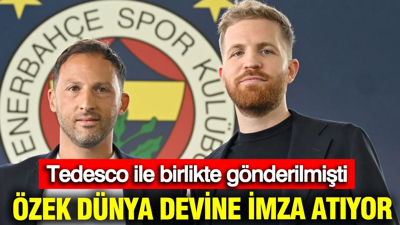 Tedesco ile birlikte gönderilen Devin Özek dünya devine imza atıyor