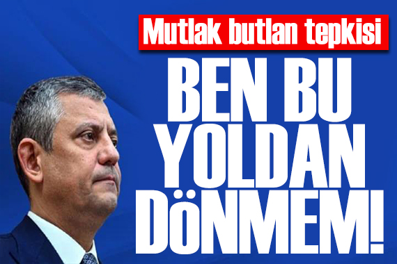 Özgür Özel'den net mesaj: Ben bu yoldan dönmem!