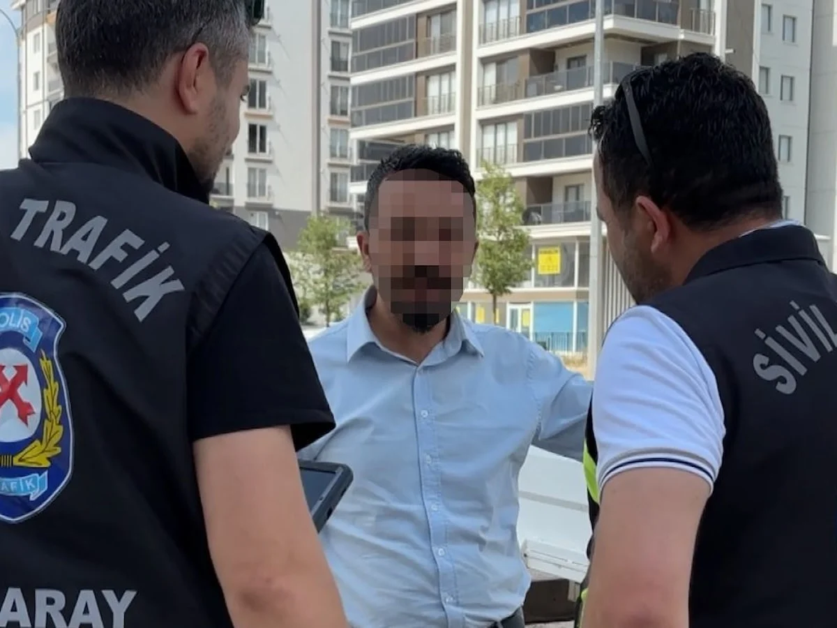 Aksaray'da aracına sahte plaka takan sürücüye 190 bin TL ceza