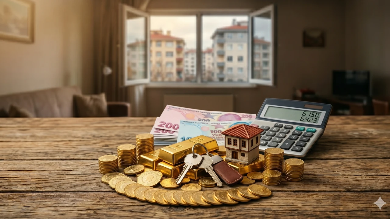 Evini satıp altın aldıktan 3 ay sonra 1 milyon lira zarar etti