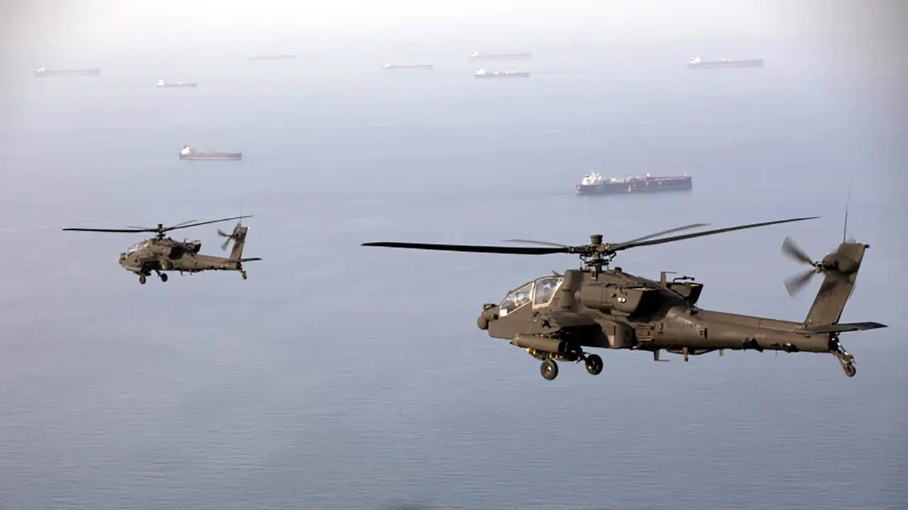 Hürmüz Boğazı yakınlarında ABD’ye ait Apache helikopteri düştü