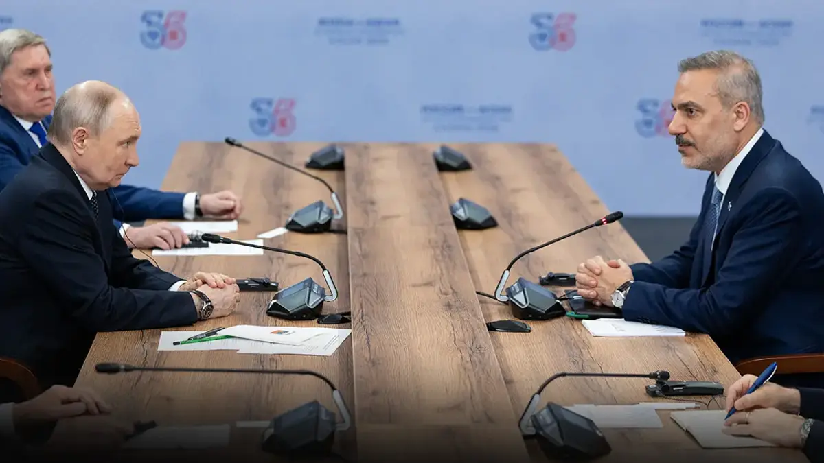 Rusya'da Kritik Temas! Hakan Fidan, Putin ile Görüştü