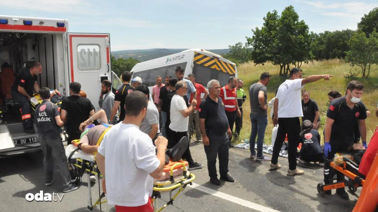 Personel servisi tankere çarptı: Çok sayıda yaralı