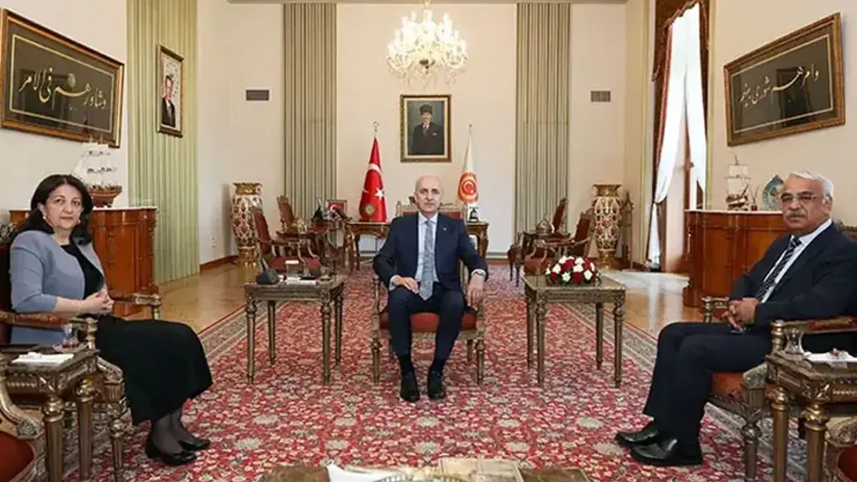TBMM Başkanı Kurtulmuş, DEM Parti heyetini kabul etti