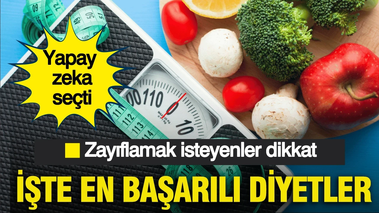 Yapay zeka seçti: İşte son beş yılın en başarılı diyetleri
