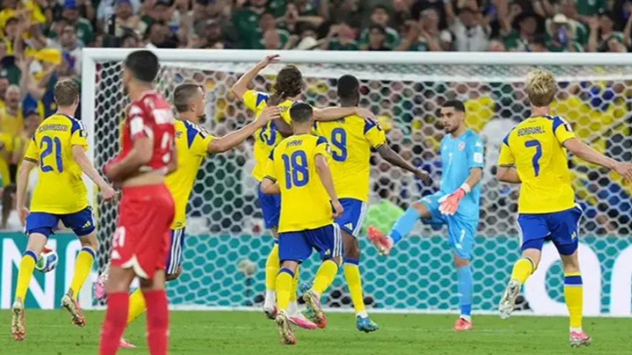 İsveç'ten Tunus'a farklı tarife, 3 puanı 5 golle aldı