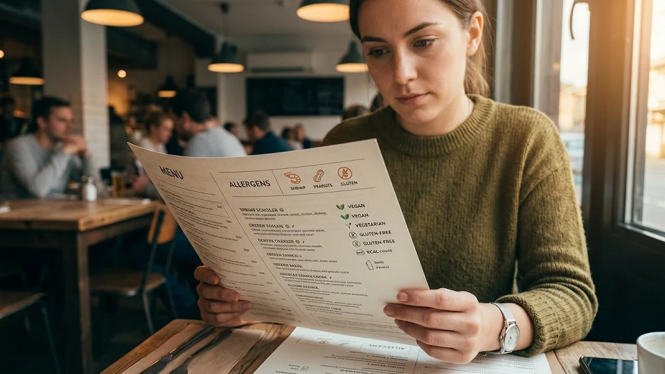 Kafe ve restoranlarda 1 Temmuz itibarıyla yeni menü dönemi: Kalori, alerjen ve tüm bileşenler açıkça ilan edilecek!