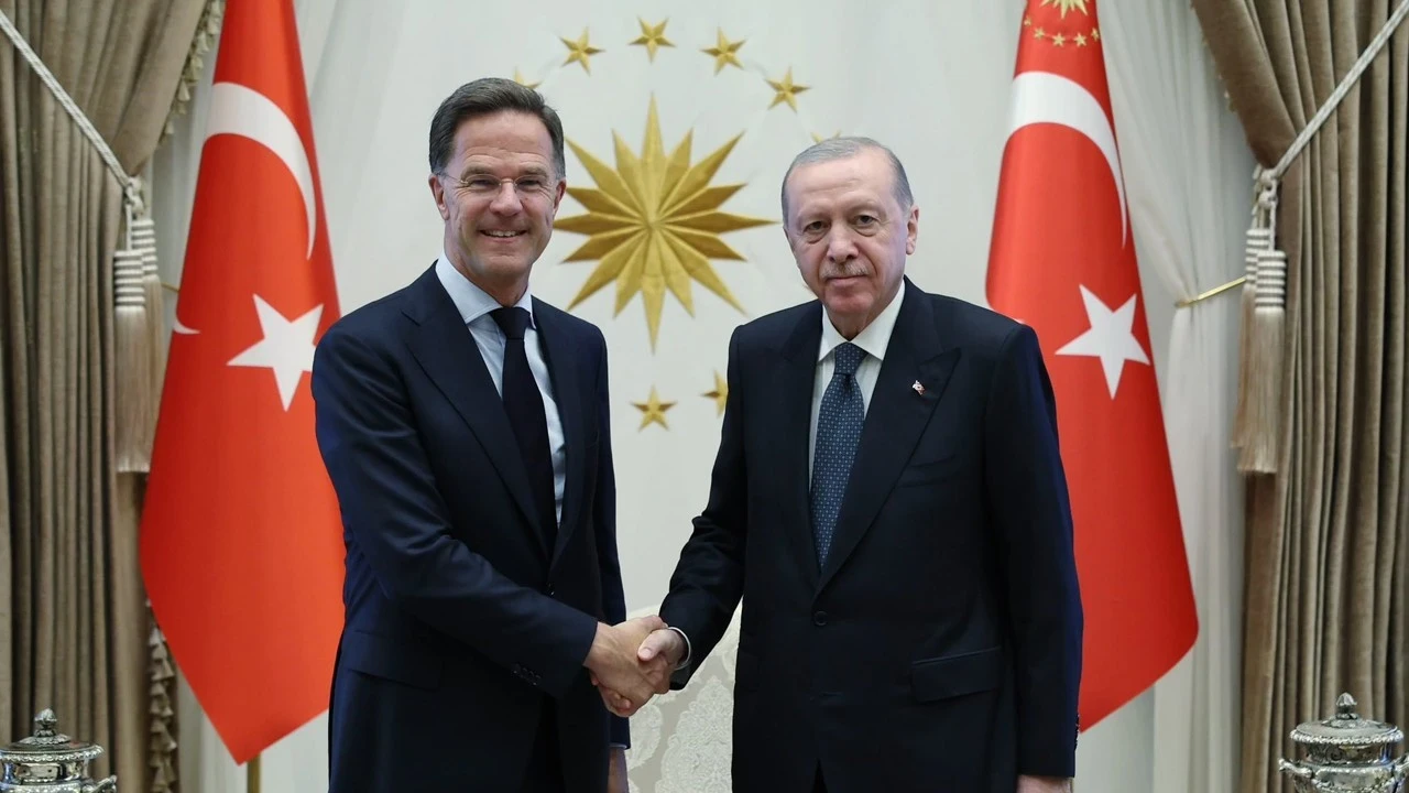 Cumhurbaşkanı Erdoğan, Rutte ile görüştü