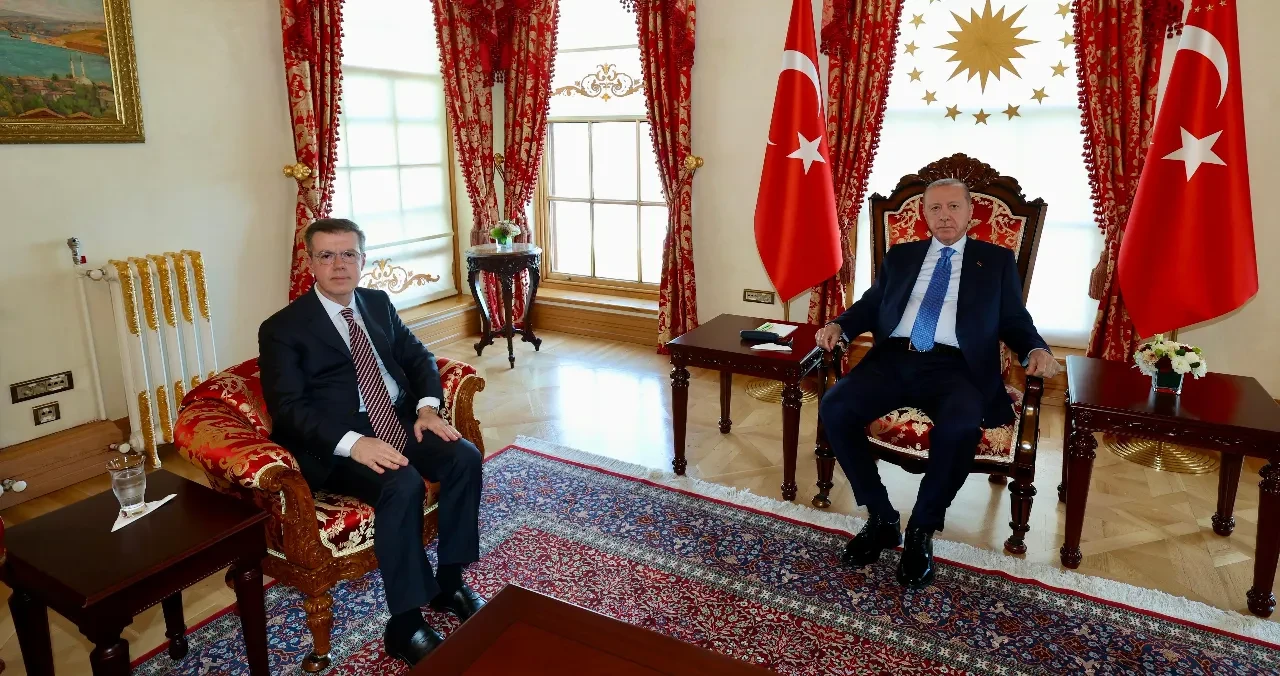 Cumhurbaşkanı Erdoğan Mucahid Ören'i kabul etti