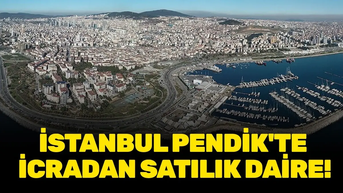 İstanbul Pendik'te icradan satılık daire!