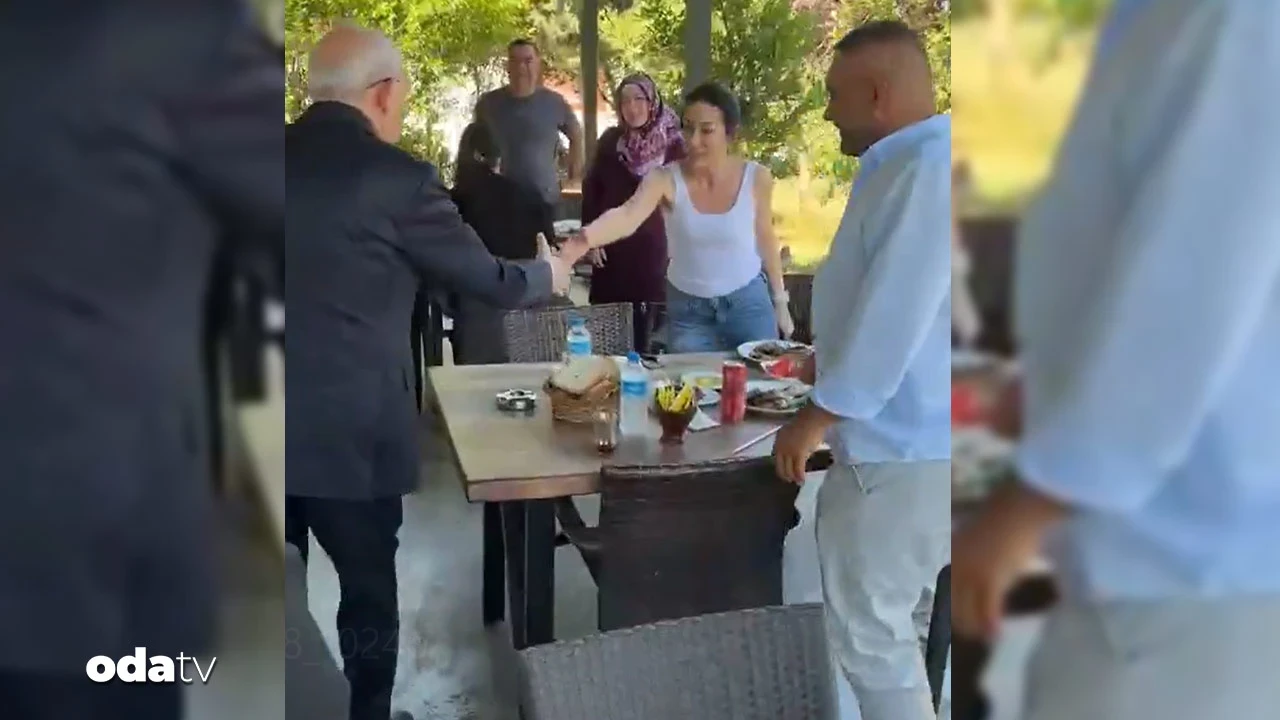 Kılıçdaroğlu vatandaşlarla selamlaştı