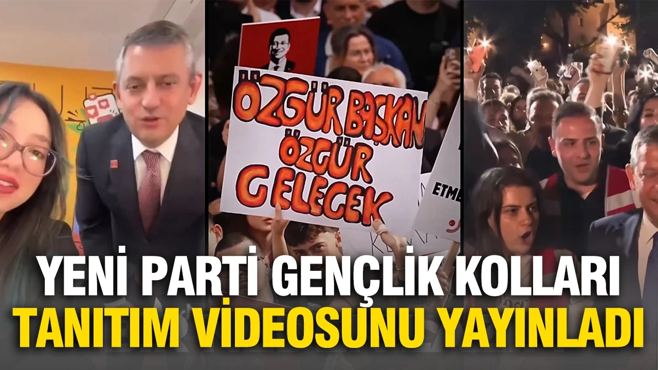 Yeni Parti Gençlik Kolları ilk tanıtım videosunu paylaştı: "Yeni bir duruş, yeni bir hayat"