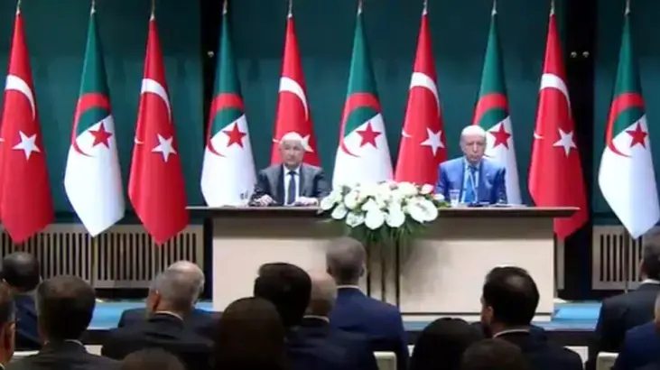 Cezayir Cumhurbaşkanı Ankara'da! İki ülke arasında 8 işbirliği anlaşması imzalanıyor