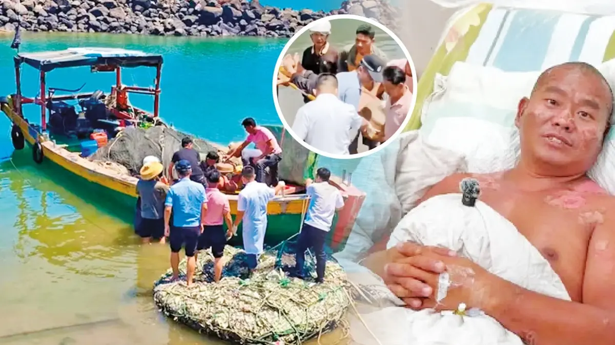 Açık denizde 7 günlük yaşam savaşı! 80 tane yengeci çiğ yedi