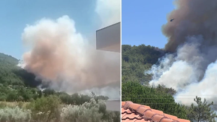 Son dakika... Fethiye’de orman yangını: Havadan ve karadan müdahale ediliyor